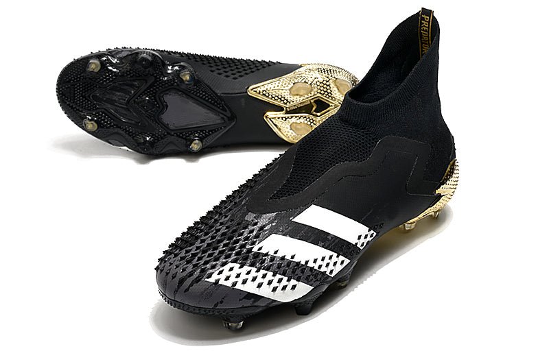 Adidas Predator Mutator 20+ FG – Noir Blanc Or Métallique - FootXPert