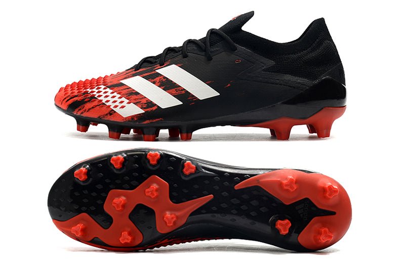 Adidas Predator Mutator 20.1 Low FG – Noir Rouge Blanc - FootXPert