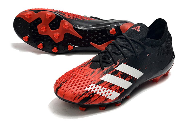 Adidas Predator Mutator 20.1 Low FG – Noir Rouge Blanc - FootXPert