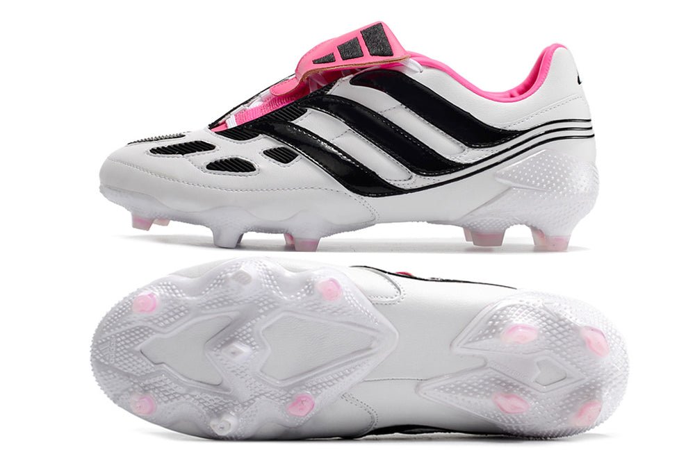 Adidas Predator Precision FG – Blanc Noir Rose - FootXPert