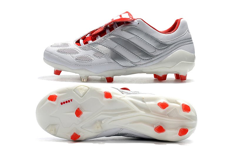Adidas Predator Precision FG – Gris Or Rouge - FootXPert