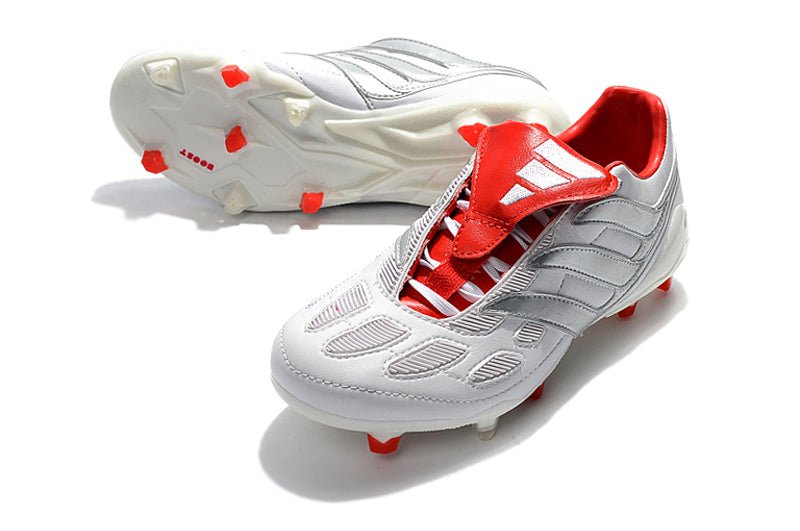 Adidas Predator Precision FG – Gris Or Rouge - FootXPert