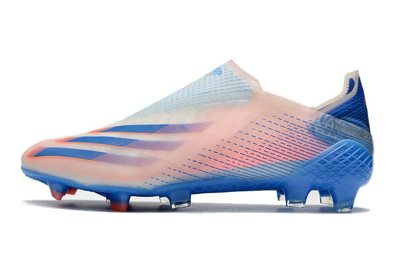 Adidas X Ghosted+ FG – Blanc Bleu Rouge - FootXPert