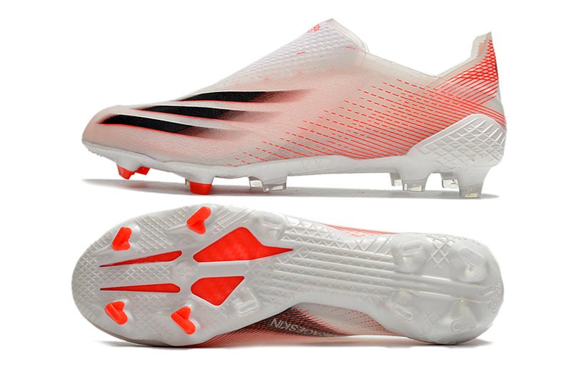 Adidas X Ghosted+ FG – Blanc Noir Rouge - FootXPert