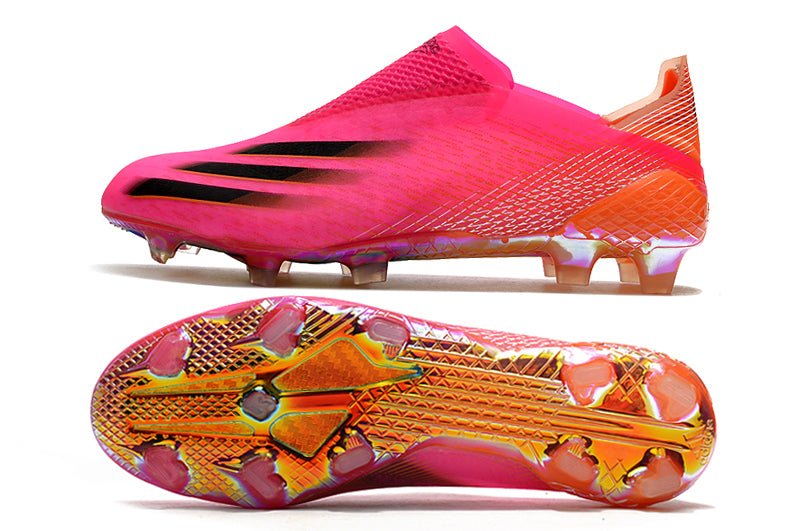 Adidas X Ghosted+ FG – Rose Choc Noir Orange - FootXPert