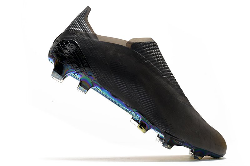 Adidas X Ghosted+ FG – Superstealth – Noir Bleu Cyan - FootXPert