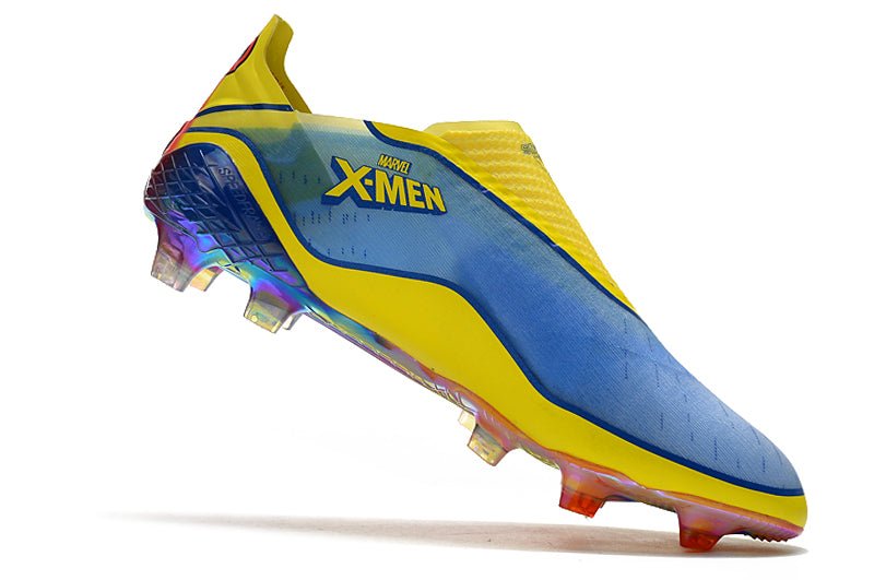 Adidas X Ghosted+ FG – X - Men – Bleu Rouge Vif Jaune - FootXPert