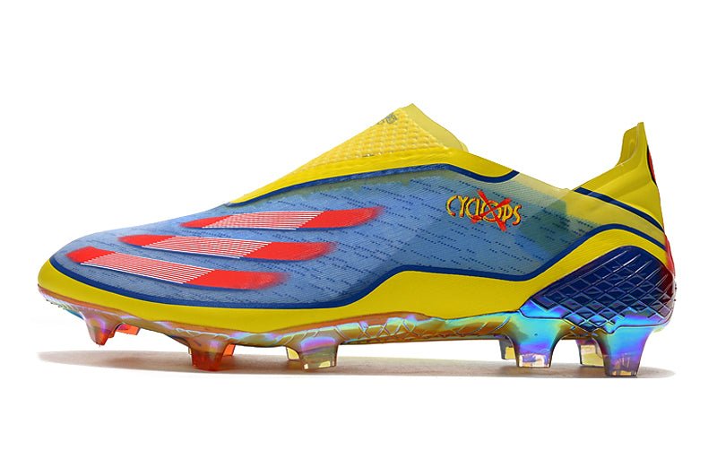 Adidas X Ghosted+ FG – X - Men – Bleu Rouge Vif Jaune - FootXPert