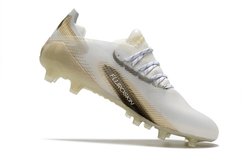 Adidas X Ghosted.1 FG – Inflight – Blanc Doré Noir - FootXPert