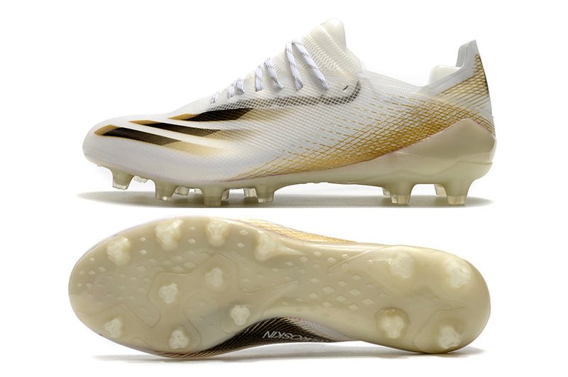 Adidas X Ghosted.1 FG – Inflight – Blanc Doré Noir - FootXPert