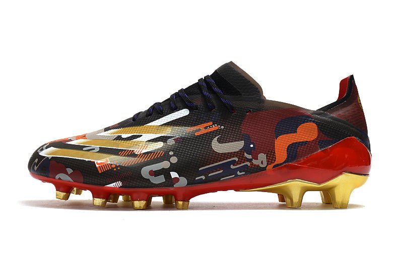 Adidas X Ghosted.1 FG – Noir Rouge Or - FootXPert