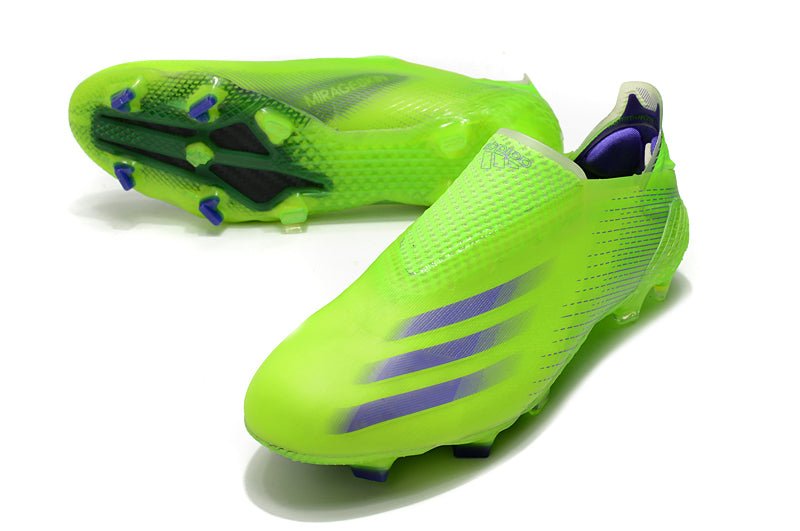 Adidas X Ghosted.1 FG – Precision To Blur – Vert Violet Jaune - FootXPert