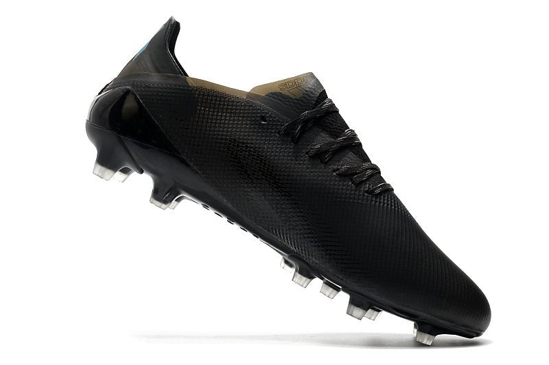 Adidas X Ghosted.1 FG – Superstealth – Noir Bleu Cyan - FootXPert