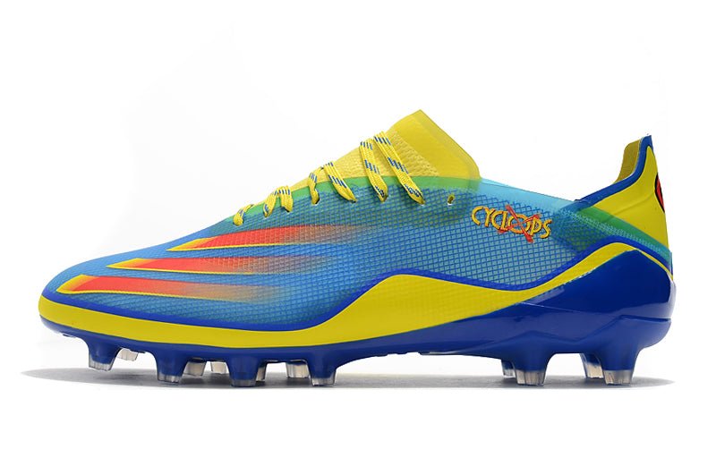 Adidas X Ghosted.1 FG – X - Men Cyclops – Bleu Rouge Vif Jaune - FootXPert