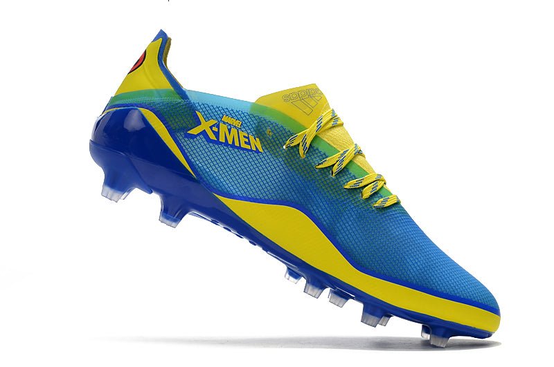 Adidas X Ghosted.1 FG – X - Men Cyclops – Bleu Rouge Vif Jaune - FootXPert