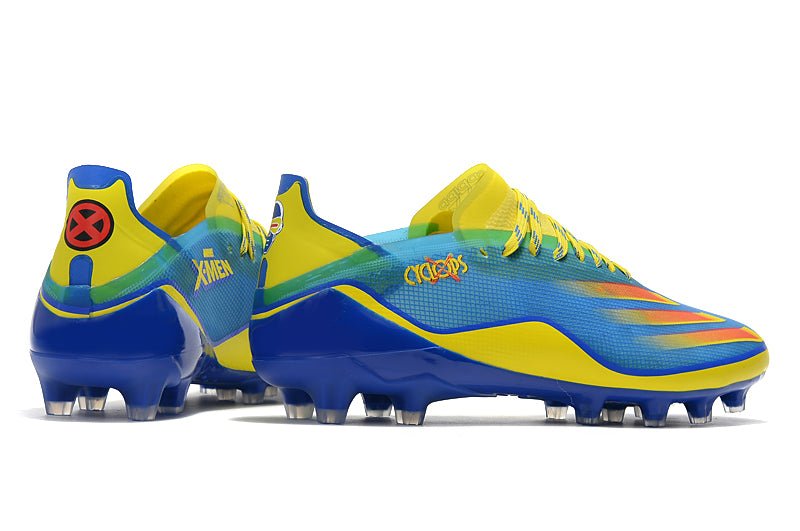 Adidas X Ghosted.1 FG – X - Men Cyclops – Bleu Rouge Vif Jaune - FootXPert
