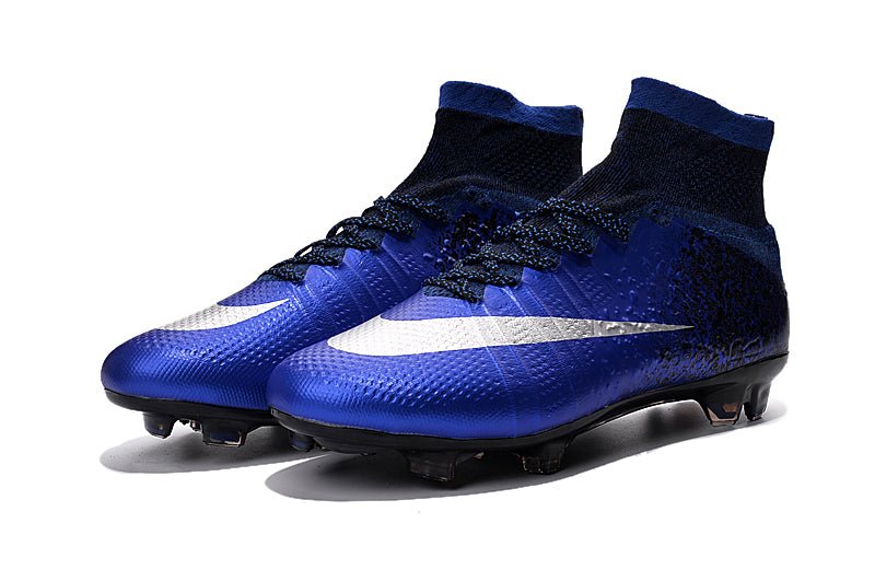 Nike Mercurial Superfly 4 Elite FG – Bleu Royal Argent Bleu - FootXPert