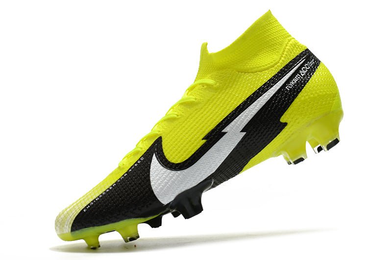 Nike Mercurial Superfly 7 Elite FG – Jaune Noir Blanc - FootXPert