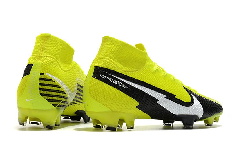 Nike Mercurial Superfly 7 Elite FG – Jaune Noir Blanc - FootXPert