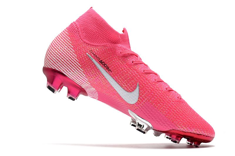 Nike Mercurial Superfly 7 Elite FG – Mbappé Rosa – Rose Blanc Noir - FootXPert