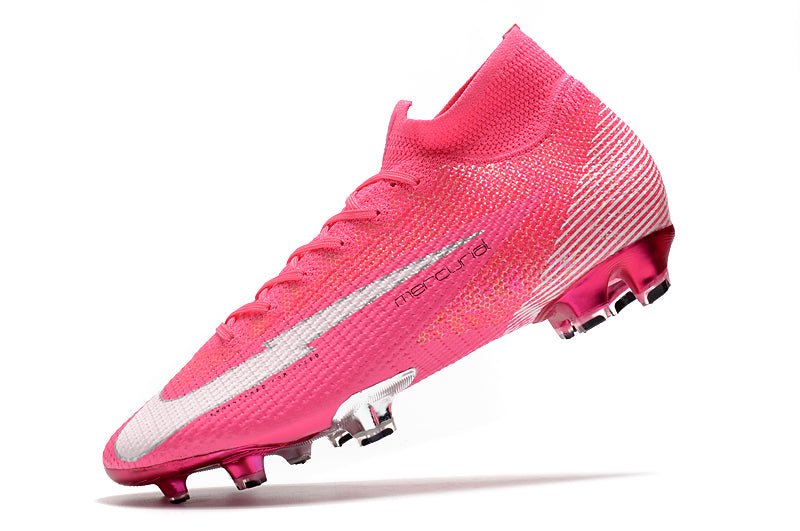 Nike Mercurial Superfly 7 Elite FG – Mbappé Rosa – Rose Blanc Noir - FootXPert