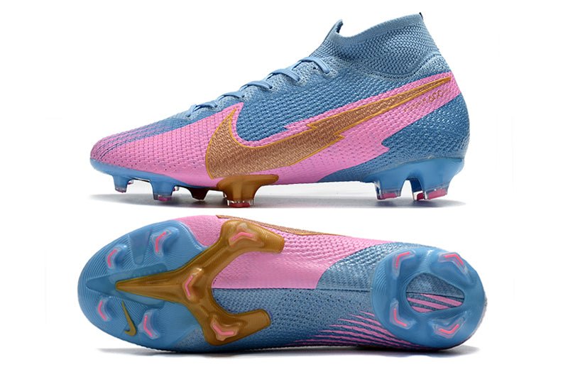Nike Mercurial Superfly 7 Elite FG – Rose Bleu Or - FootXPert
