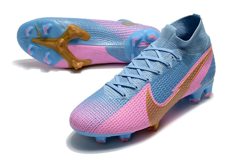 Nike Mercurial Superfly 7 Elite FG – Rose Bleu Or - FootXPert