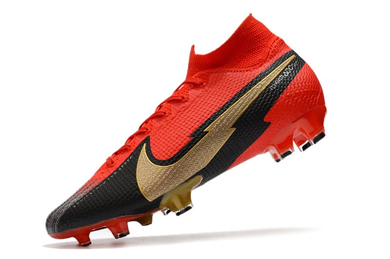 Nike Mercurial Superfly 7 Elite FG – Rouge Noir Or - FootXPert