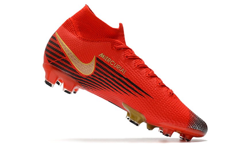 Nike Mercurial Superfly 7 Elite FG – Rouge Noir Or - FootXPert