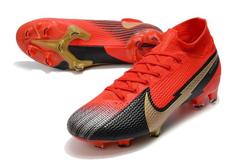 Nike Mercurial Superfly 7 Elite FG – Rouge Noir Or - FootXPert