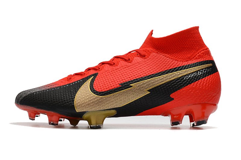 Nike Mercurial Superfly 7 Elite FG – Rouge Noir Or - FootXPert
