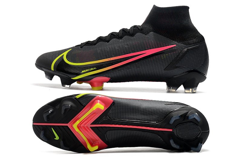 Nike Mercurial Superfly 8 Elite FG – Black x Prism – Noir Cyber - FootXPert