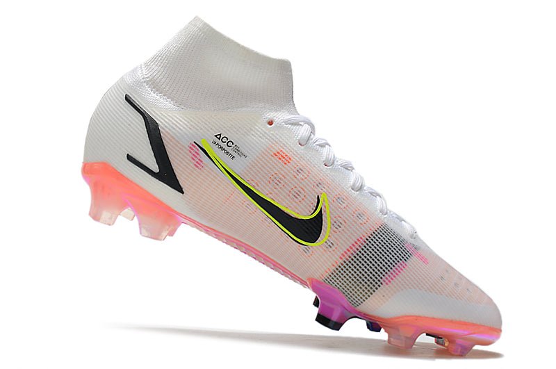 Nike Mercurial Superfly 8 Elite FG – Blanc Noir Carmin Rose - FootXPert