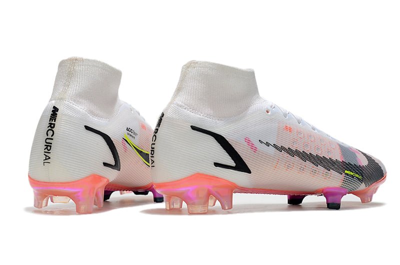 Nike Mercurial Superfly 8 Elite FG – Blanc Noir Carmin Rose - FootXPert