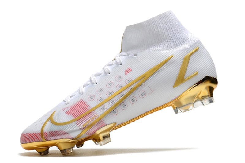 Nike Mercurial Superfly 8 Elite FG – Blanc Rose Or - FootXPert