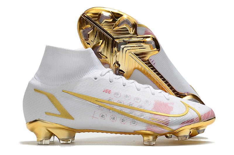 Nike Mercurial Superfly 8 Elite FG – Blanc Rose Or - FootXPert