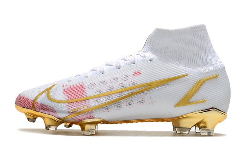 Nike Mercurial Superfly 8 Elite FG – Blanc Rose Or - FootXPert