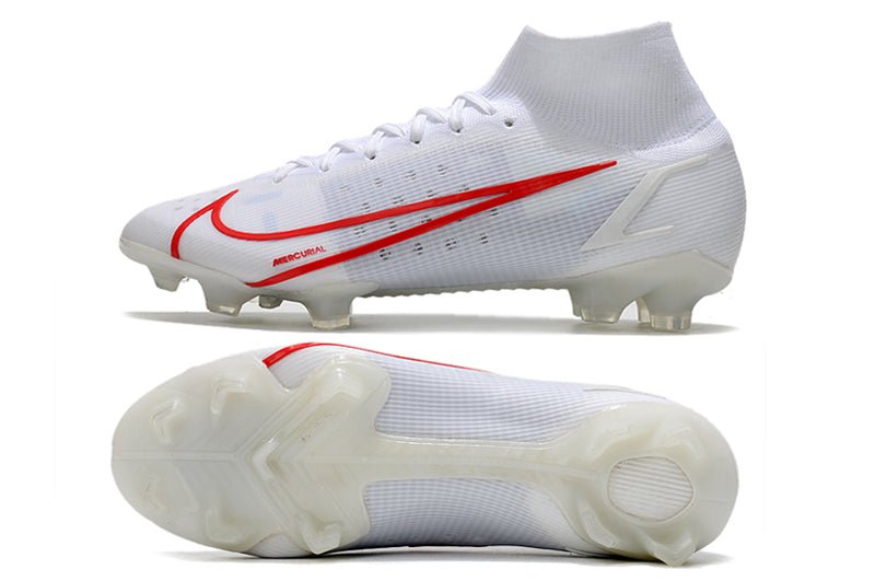Nike Mercurial Superfly 8 Elite FG – Blanc Rouge - FootXPert