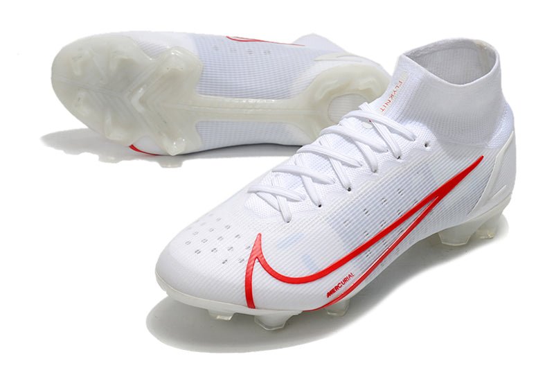 Nike Mercurial Superfly 8 Elite FG – Blanc Rouge - FootXPert