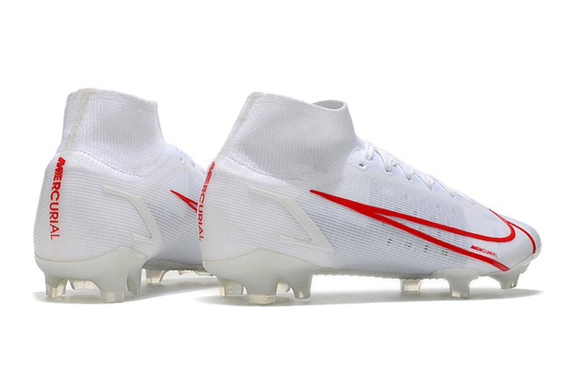 Nike Mercurial Superfly 8 Elite FG – Blanc Rouge - FootXPert