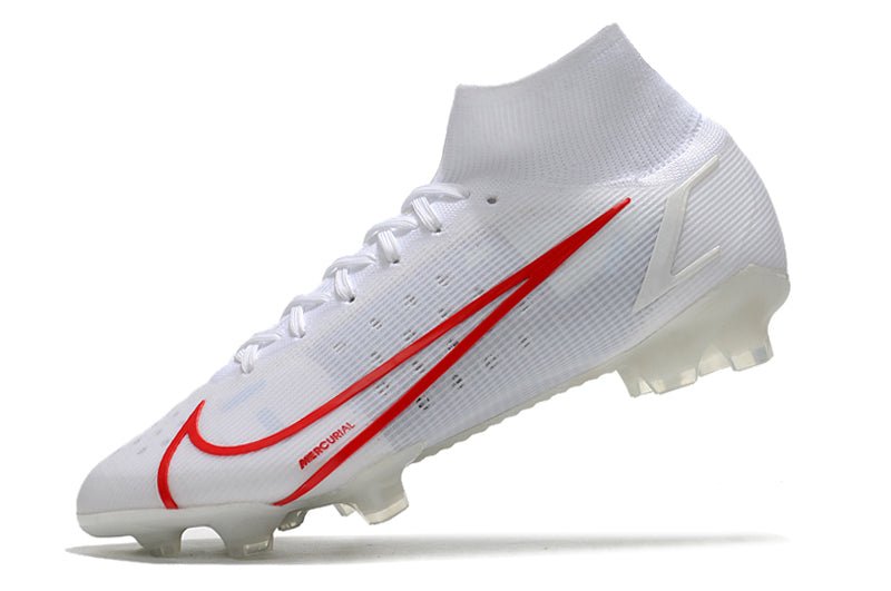 Nike Mercurial Superfly 8 Elite FG – Blanc Rouge - FootXPert