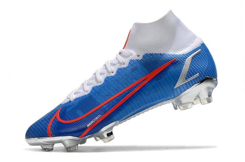 Nike Mercurial Superfly 8 Elite FG – Bleu Rouge Blanc - FootXPert