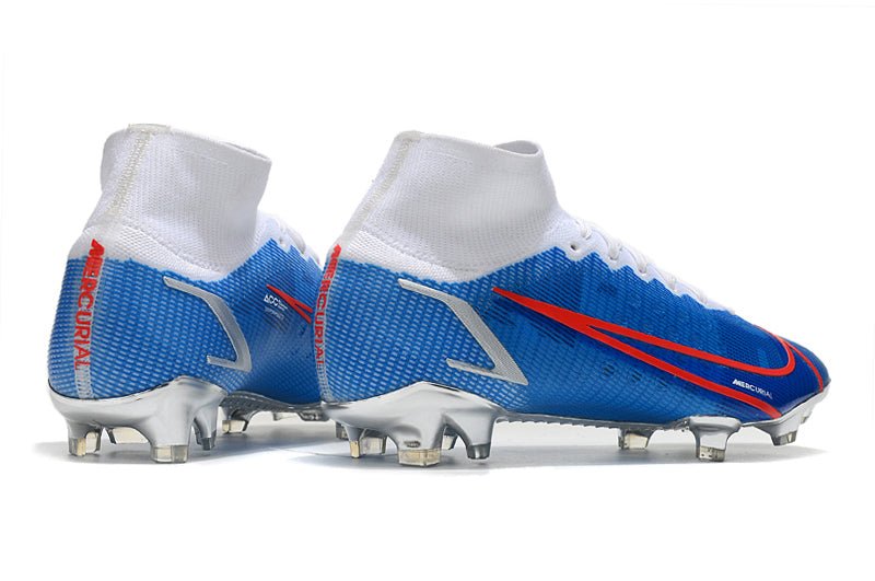 Nike Mercurial Superfly 8 Elite FG – Bleu Rouge Blanc - FootXPert
