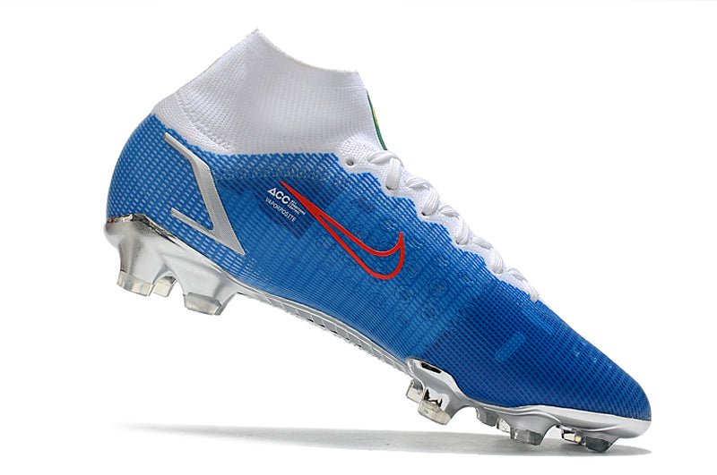 Nike Mercurial Superfly 8 Elite FG – Bleu Rouge Blanc - FootXPert