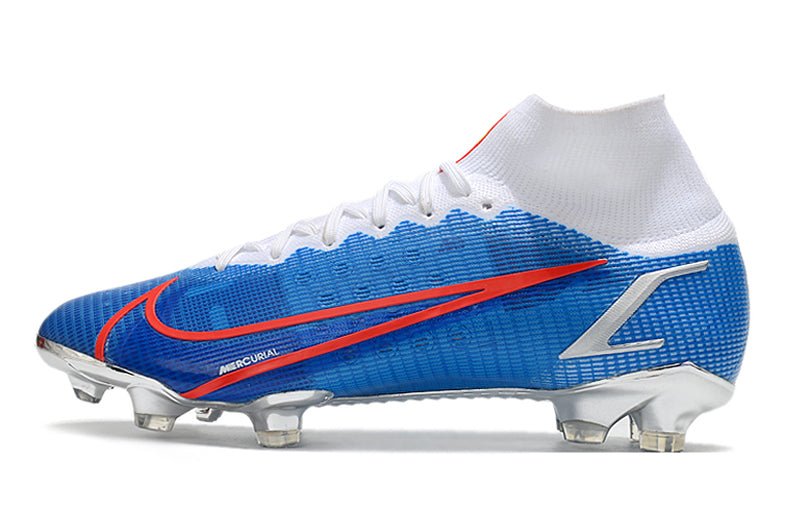 Nike Mercurial Superfly 8 Elite FG – Bleu Rouge Blanc - FootXPert