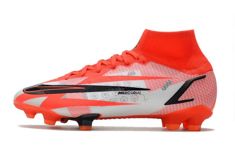 Nike Mercurial Superfly 8 Elite FG – CR7 – Rouge Piment Noir Fantôme Orange Total - FootXPert