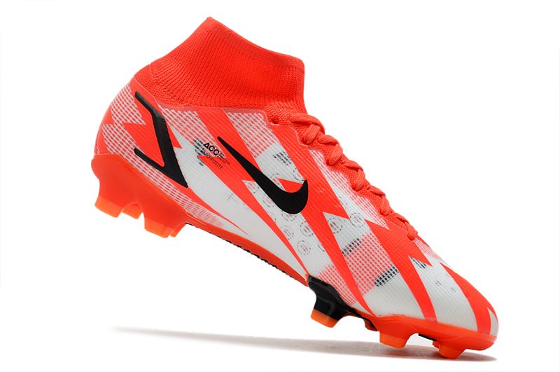 Nike Mercurial Superfly 8 Elite FG – CR7 – Rouge Piment Noir Fantôme Orange Total - FootXPert