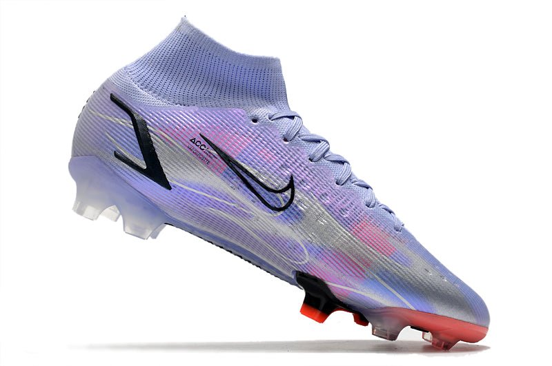 Nike Mercurial Superfly 8 Elite FG – Mbappé – Chardon Clair Argent Métallique - FootXPert