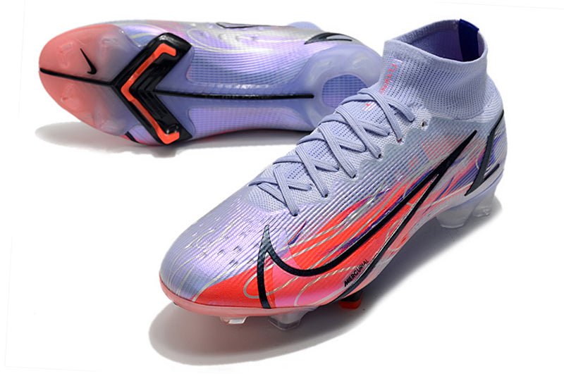 Nike Mercurial Superfly 8 Elite FG – Mbappé – Chardon Clair Argent Métallique - FootXPert