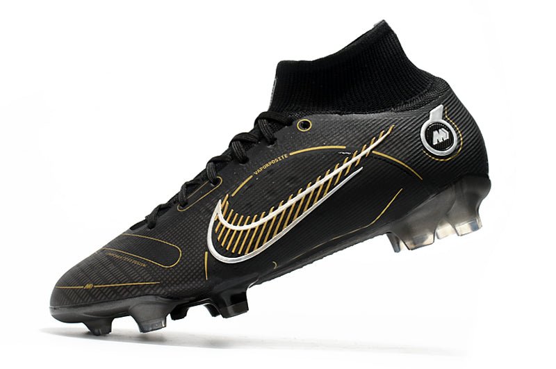 Nike Mercurial Superfly 8 Elite FG – Noir Or Métallique Argent Métallique - FootXPert